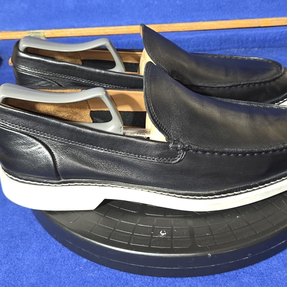 Men's Allen Edmonds Wilder Black Leather Dress/Casual Loafers, Sz. 10D-US - Picture 3 of 8